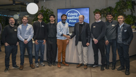 Full recording of the 2025/26 Trinity Bradfield Prize is now available.